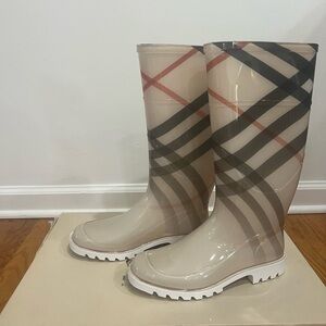 Brand New Authentic Burberry Rain Boots